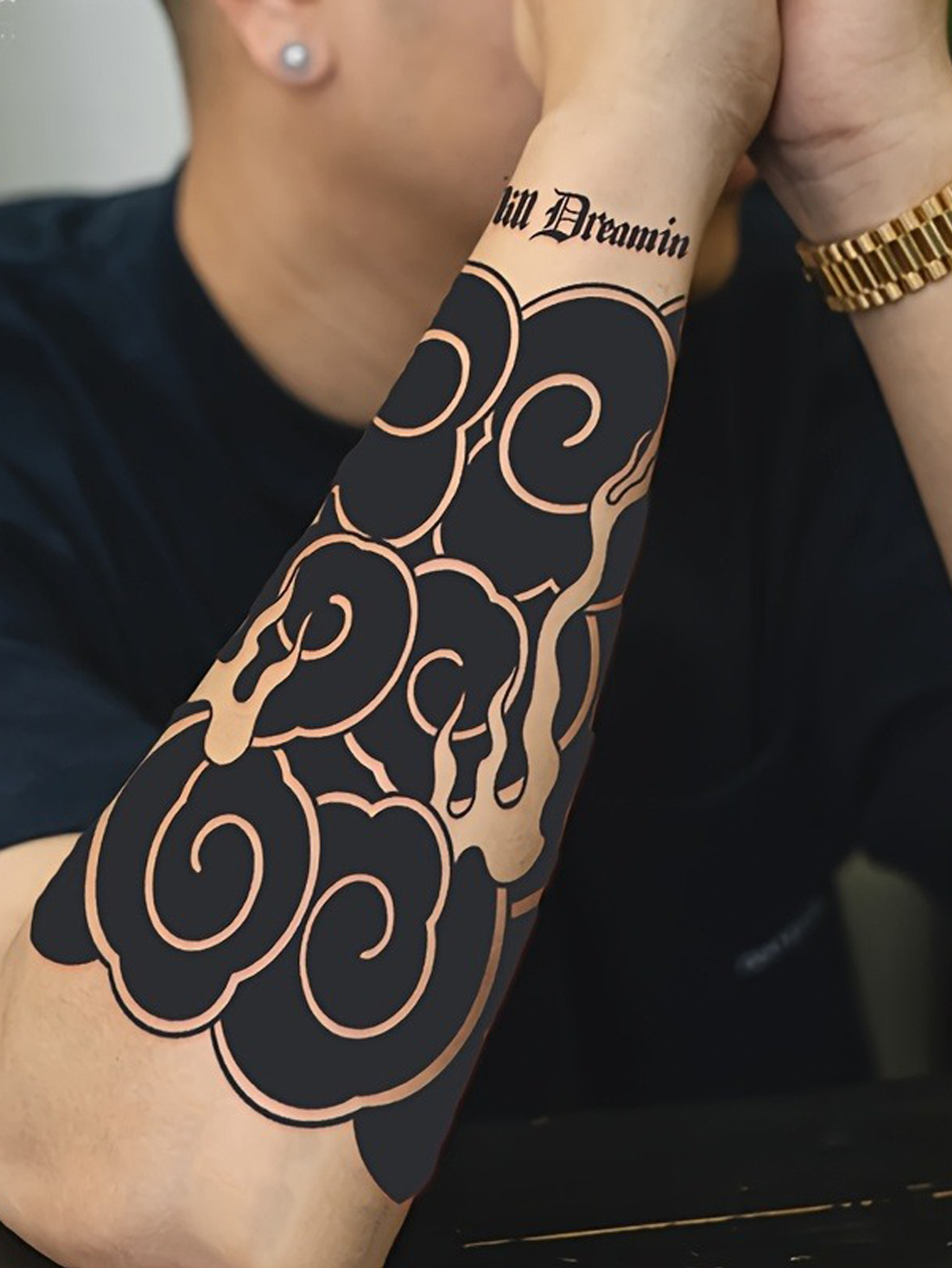 Unique Style Arm Tattoo Sticker